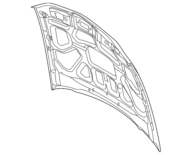 Hood Panel - Ford (dr3z16612a) - view 6