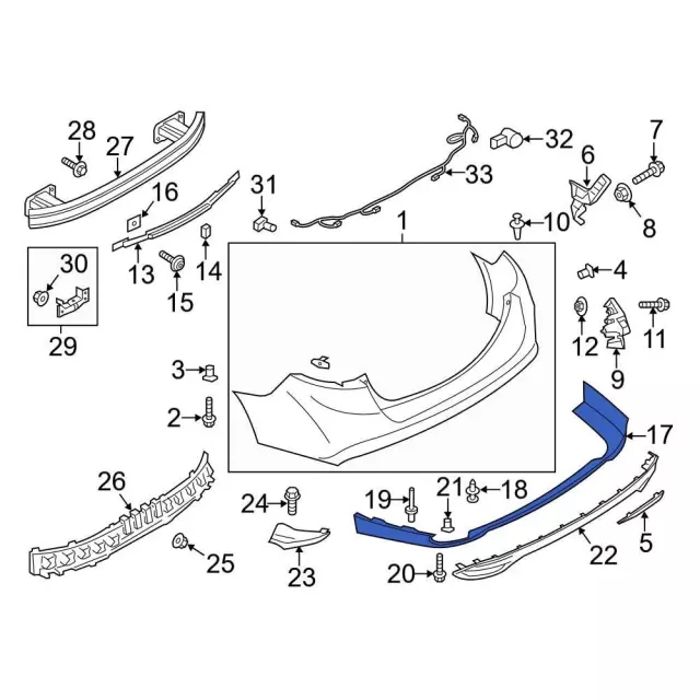 Valance Panel - Ford (ds7z17810captm) - view 12