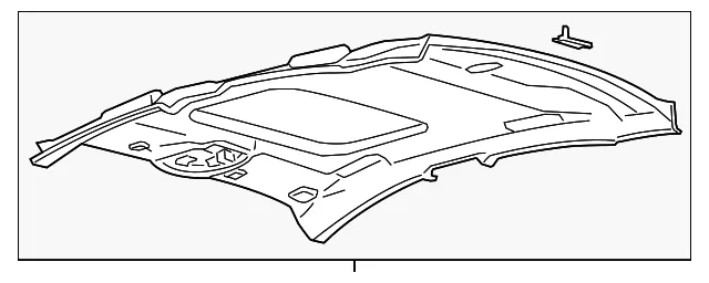 Headliner - Ford (ds7z5451916bd) - view 3