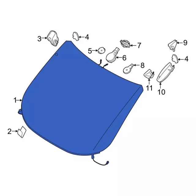 Windshield - Ford (dt1z5403100ab) - view 2