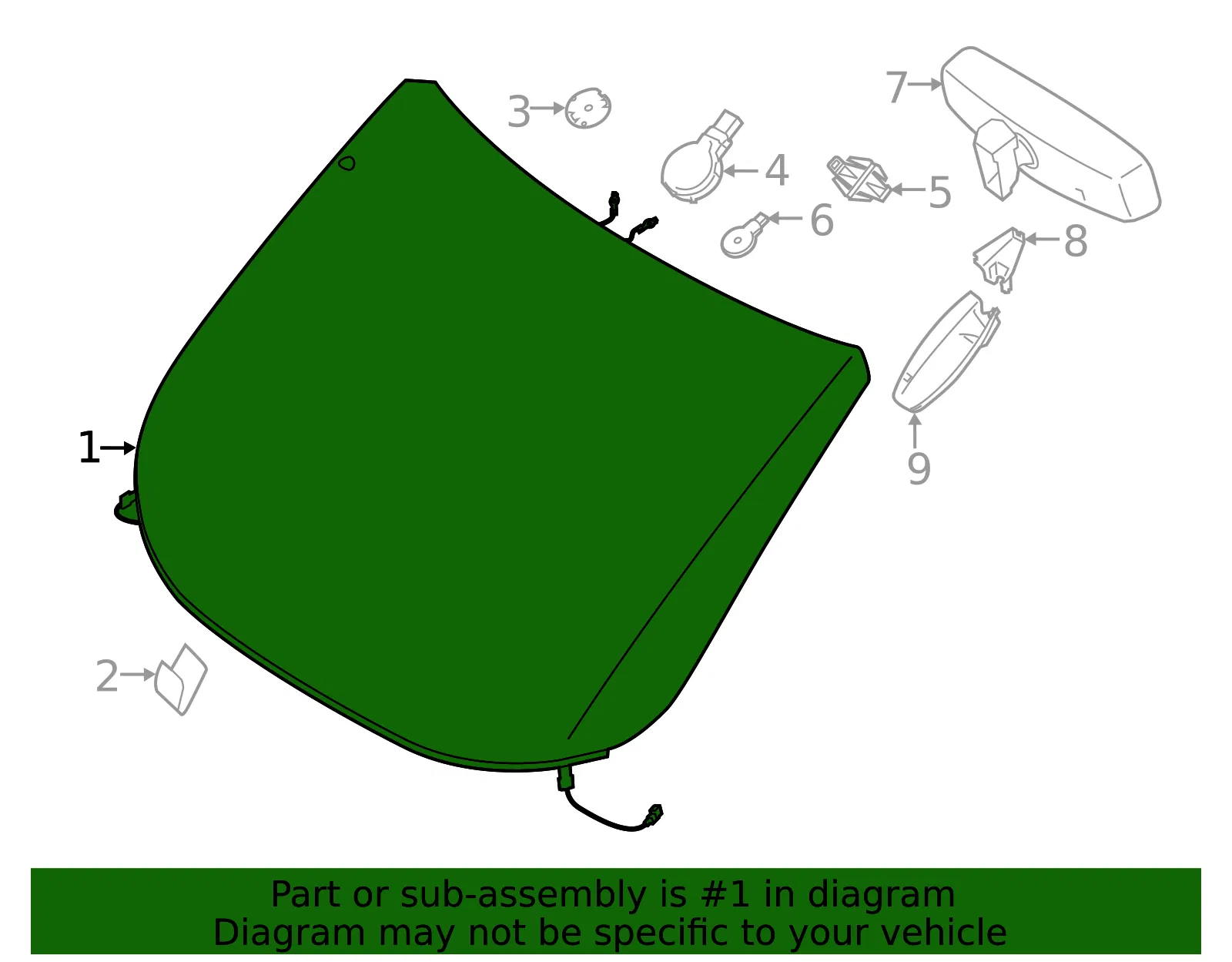 Windshield - Ford (dt1z5403100aj) - view 4