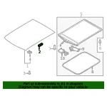 Roof Panel Glass Spacer - Ford (dt1z5829760b) - view 12