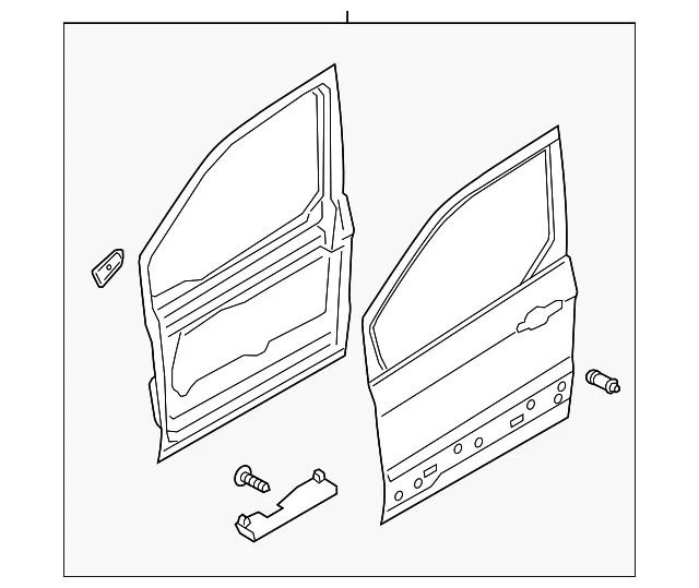 Door Shell - Ford (dt1z6120124k) - view 3
