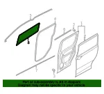 Sliding Door Trim Panel - Ford (dt1z61257k14aj) - view 9