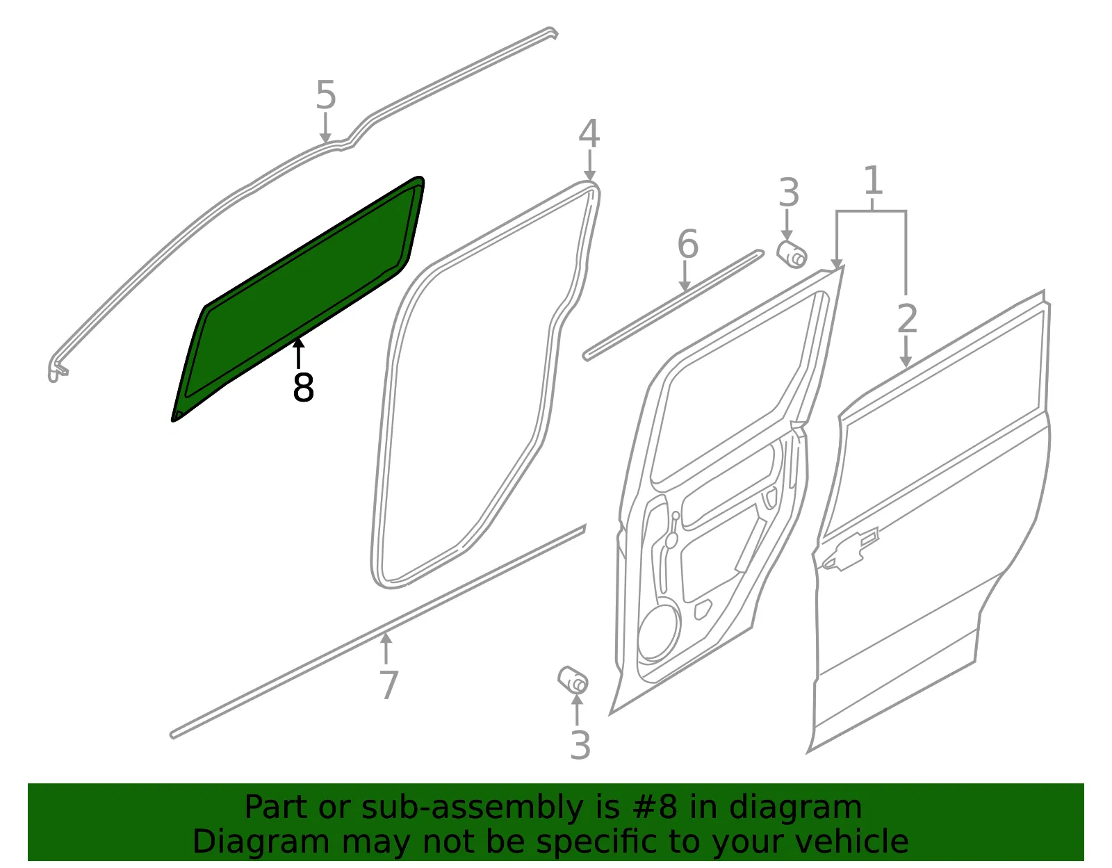 Sliding Door Trim Panel - Ford (dt1z61257k14aj) - view 4