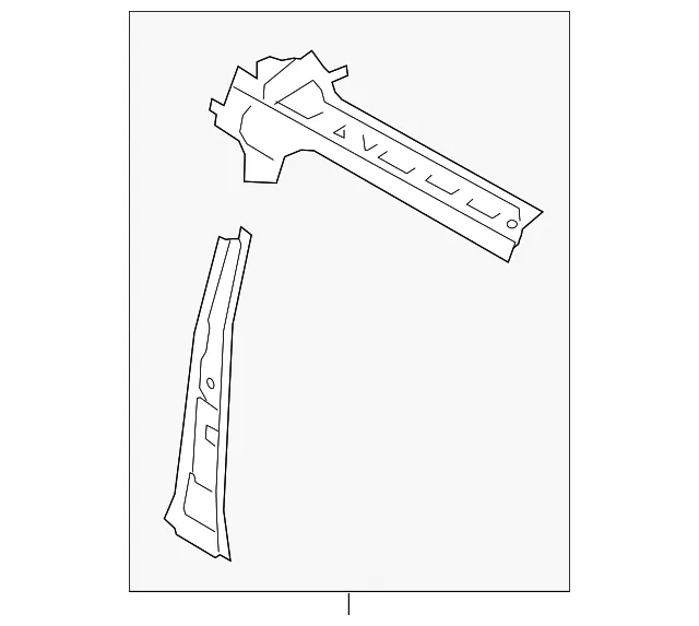 Body B-Pillar - Ford (dt1z61513a30af)