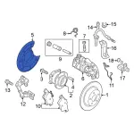 Splash Shield - Ford (dv6z2c028a) - view 15