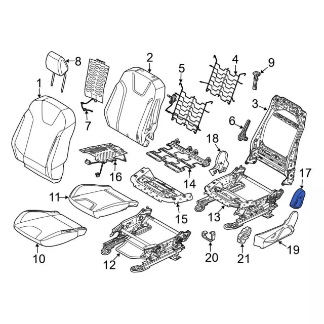 Hinge Cover - Ford (dv6z5861693cb) - view 8
