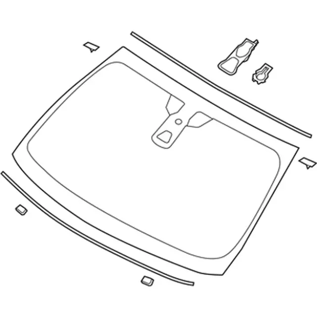 Glass Windscreen - Ford (ee9z7403100a)