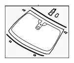 Glass Windscreen - Ford (ee9z7403100a) - view 6