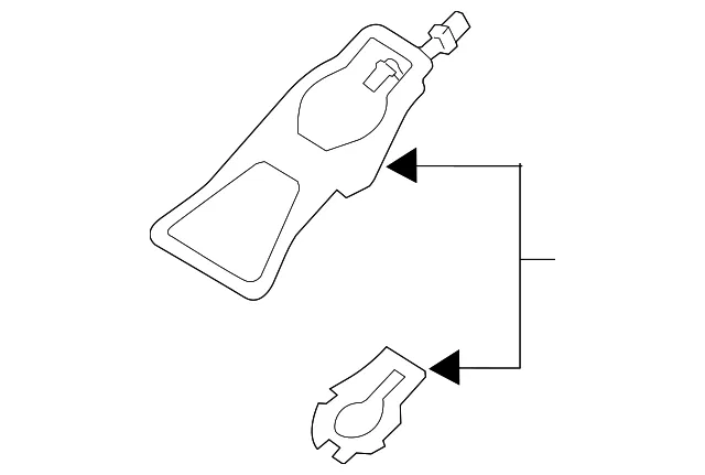 Windshield Bracket - Ford (ej7z14d696h) - view 2