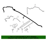 Hose Windshield Washer - Ford (ej7z17a605a) - view 13