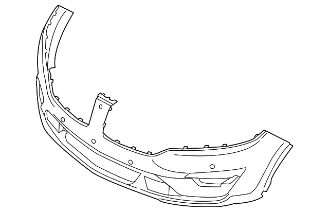 Bumper Cover - Ford (ej7z17d957ba) - view 6