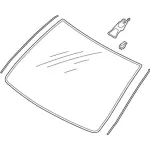 Glass Windscreen - Ford (ej7z7803100a) - view 5