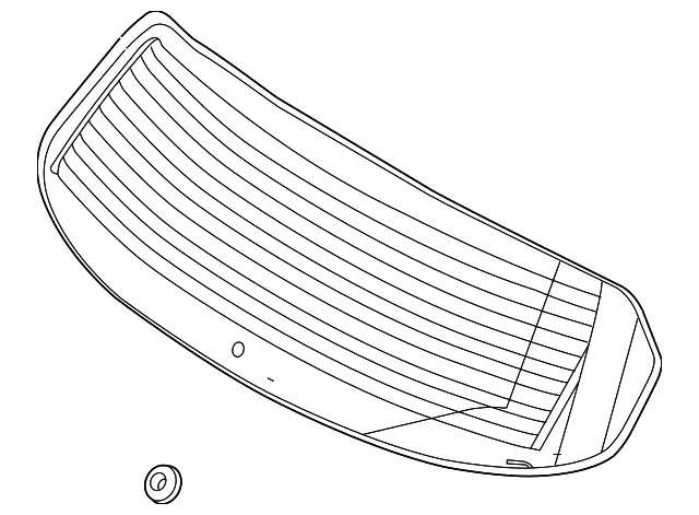 Glass Back Window - Ford (ej7z7842006b)