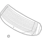 Glass Back Window - Ford (ej7z7842006e) - view 5