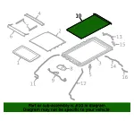 Panel Assembly Sliding Roof Sunsh - Ford (ej7z78519a02bc) - view 7