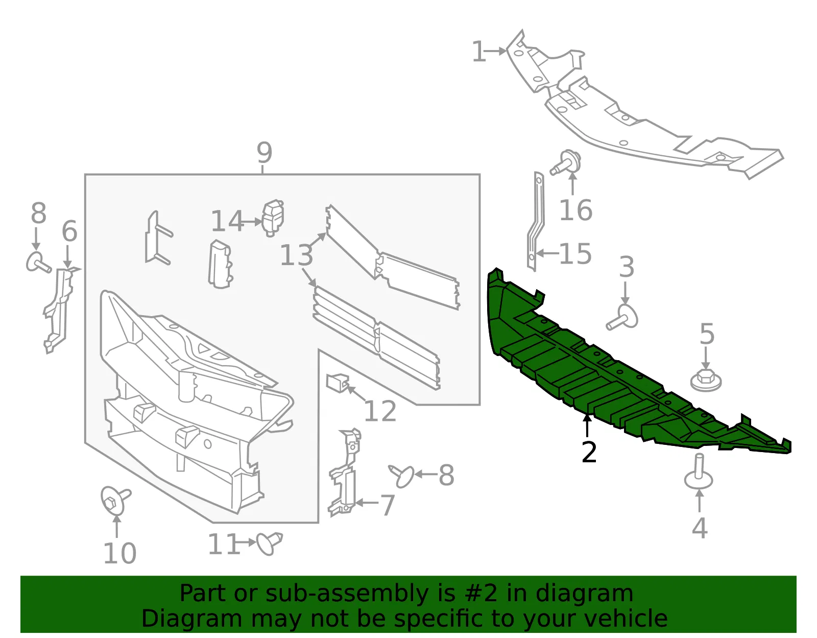 Deflector Air - Ford (ej7z8310a) - view 5