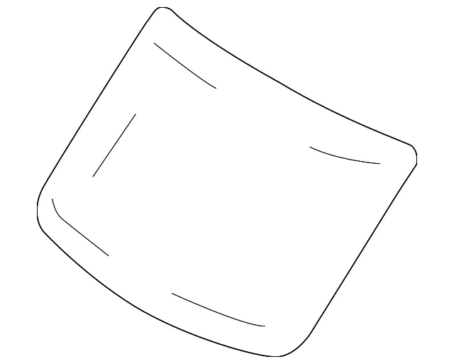 Windshield - Ford (ek4z5403100a) - view 3