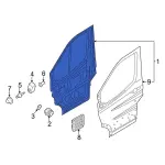Door Shell - Ford (ek4z6120125k) - view 11