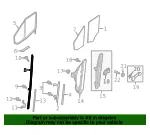 Window Regulator Guide - Ford (ek4z6122296a) - view 4