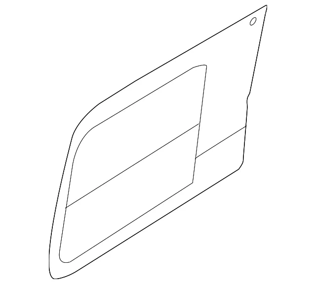 Door Glass - Ford (ek4z6129710g)