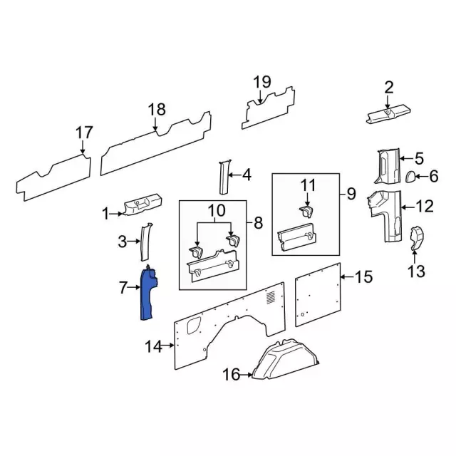 Window Molding - Ford (ek4z6131004aa) - view 3