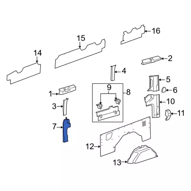 Window Molding - Ford (ek4z6131004aa) - view 4