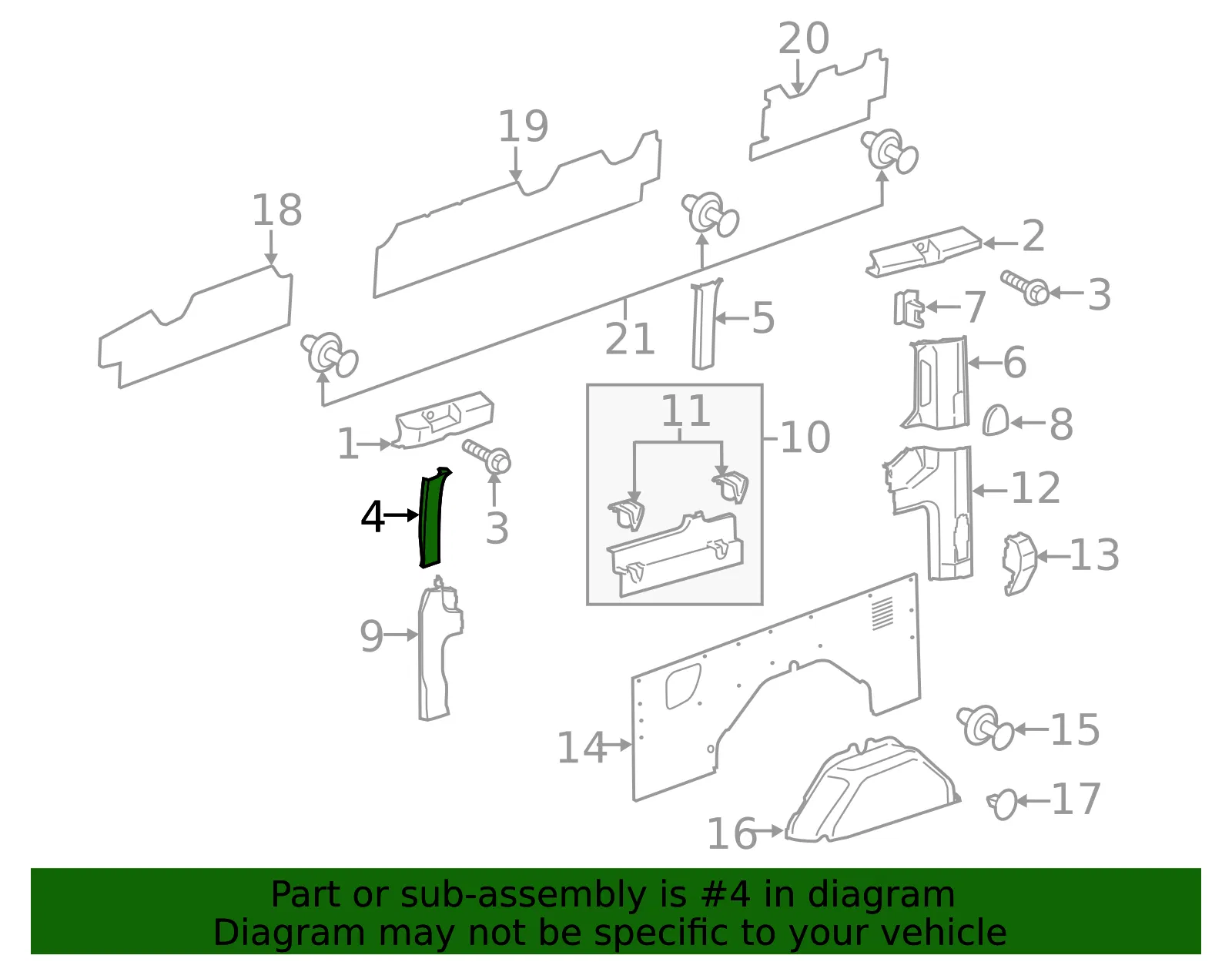Window Molding - Ford (ek4z6131004aa) - view 7