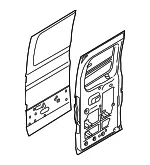 Door Shell - Ford (ek4z7620124f) - view 9
