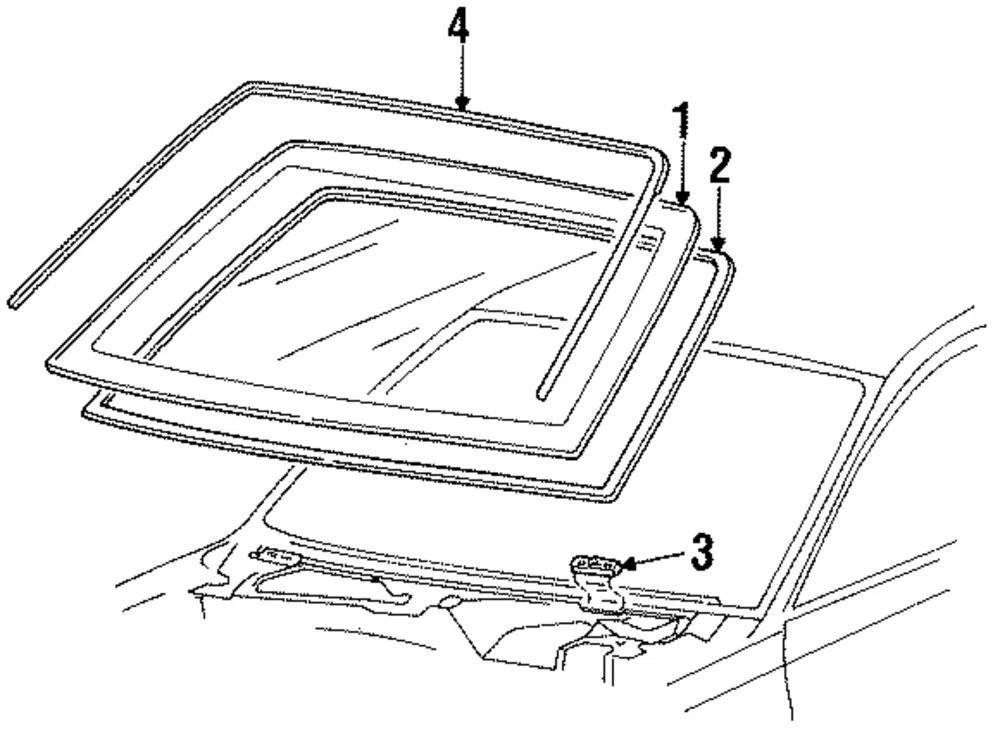 Windshield - Ford (f5zz6303100aa) - view 3