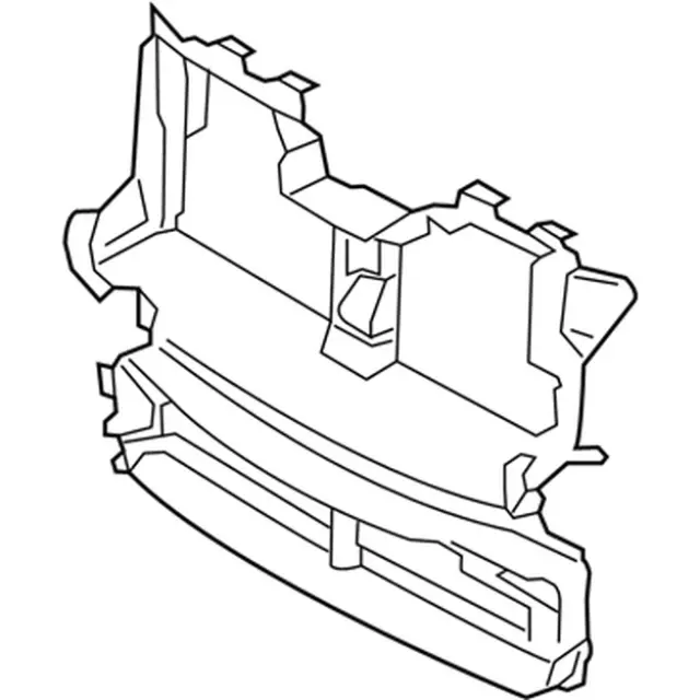Bracket Radiator Grille - Ford (fa1z8b455a) - view 5