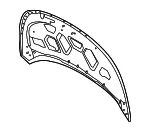 Hood Panel - Ford (fb5z16612a) - view 14