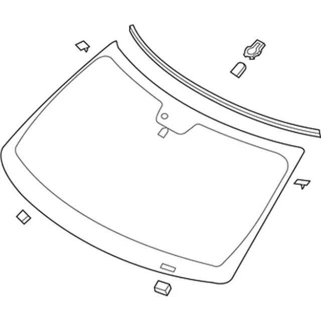 Windshield - Ford (fb5z7803100a) - view 2