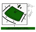 Windshield - Ford (fg1z5403100a) - view 9