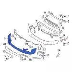 Bumper Cover - Ford (fl1z17d957ca) - view 14