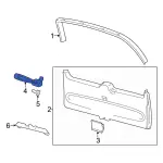 Pull Handle - Ford (fl1z78434a14aa) - view 15
