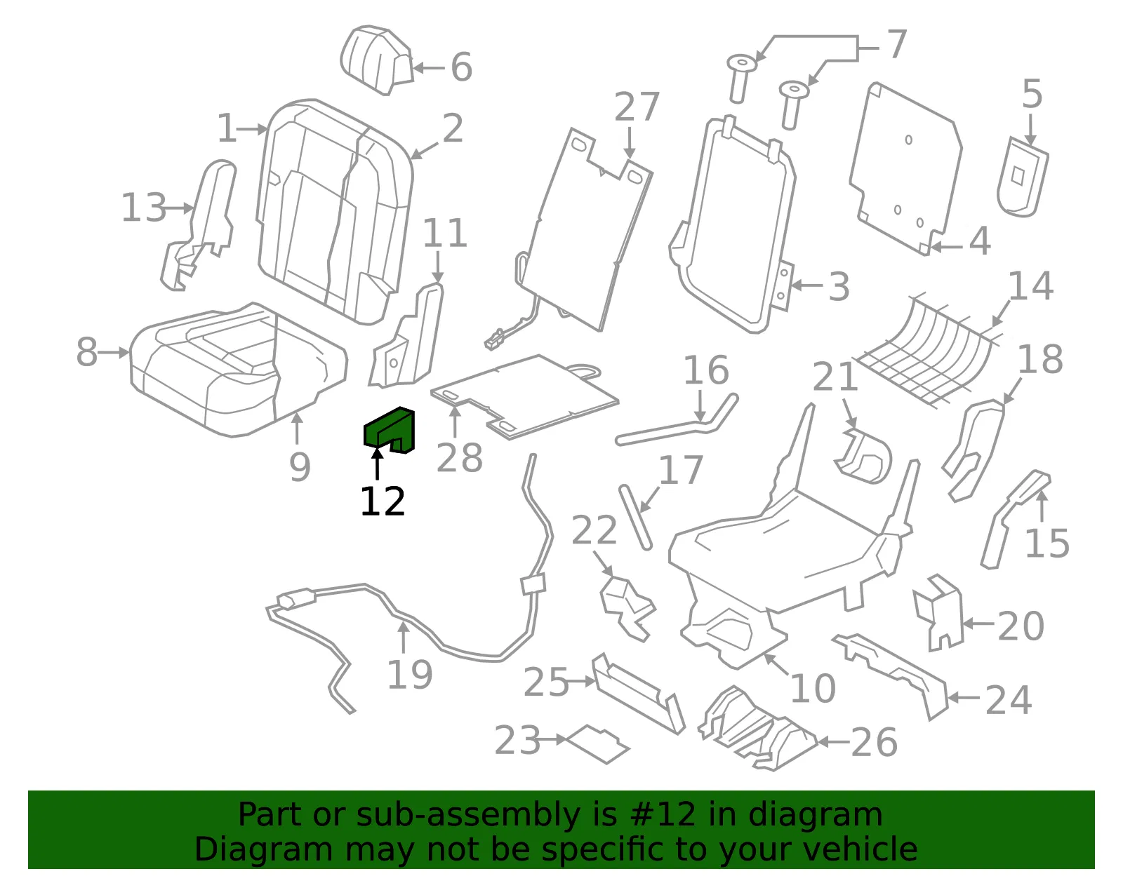 Handle - Ford (fl1z78617d35ab) - view 3