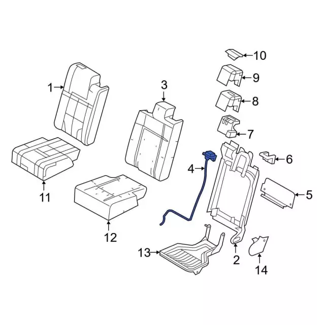 Handle - Ford (fl1z7862418da) - view 7