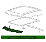 Windshield Header - Ford (fl3z1503410a) - view 19