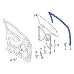 Window Channel - Ford (fl3z1521597e) - view 21