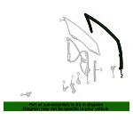 Window Channel - Ford (fl3z1521597e) - view 24