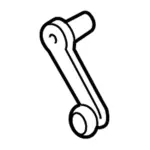 Window Handle - Ford (fl3z1523342aa) - view 17