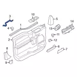 Door Interior Trim Panel Bracket - Ford (fl3z1524116a) - view 11