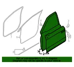 Door Shell - Ford (fl3z1620125c) - view 16