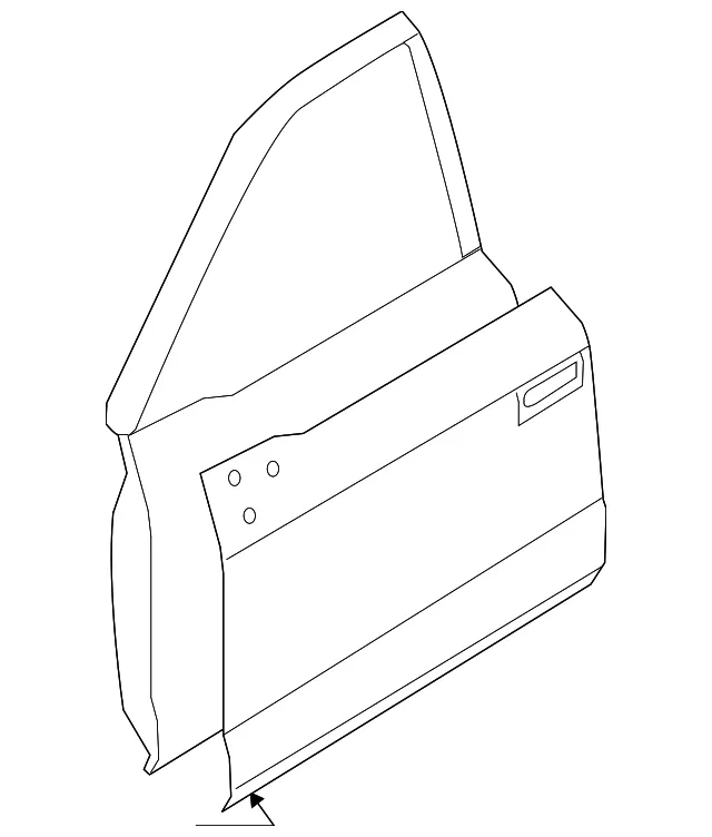Door Shell - Ford (fl3z1620125c) - view 5