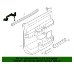 Door Interior Trim Panel Bracket - Ford (fl3z1624116a) - view 10