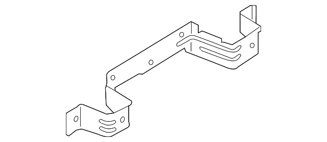 Door Interior Trim Panel Bracket - Ford (fl3z1624116a) - view 4