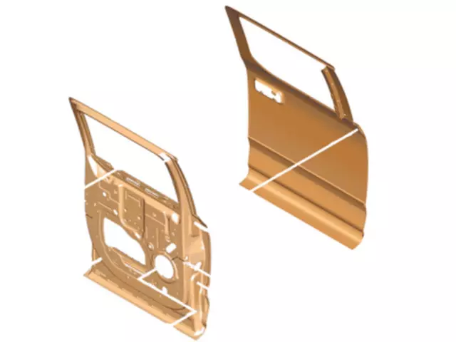 Door Shell - Ford (fl3z1624630d) - view 11