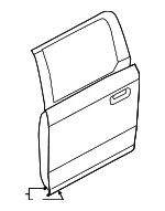 Door Shell - Ford (fl3z1624631d) - view 17